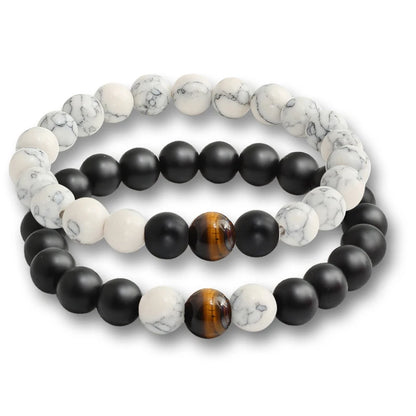 Natural Lava Stone Bracelets | 2 Pieces