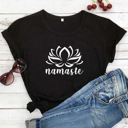 Namaste Lotus Flower T-shirt