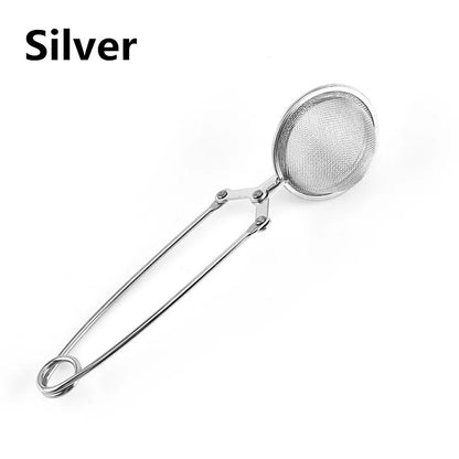 Tea Infuser Stainless Steel Sphere Mesh Tea Strainer Coffee Herb Spice Filter Diffuser Handle Tea Ball Match Tea Bags