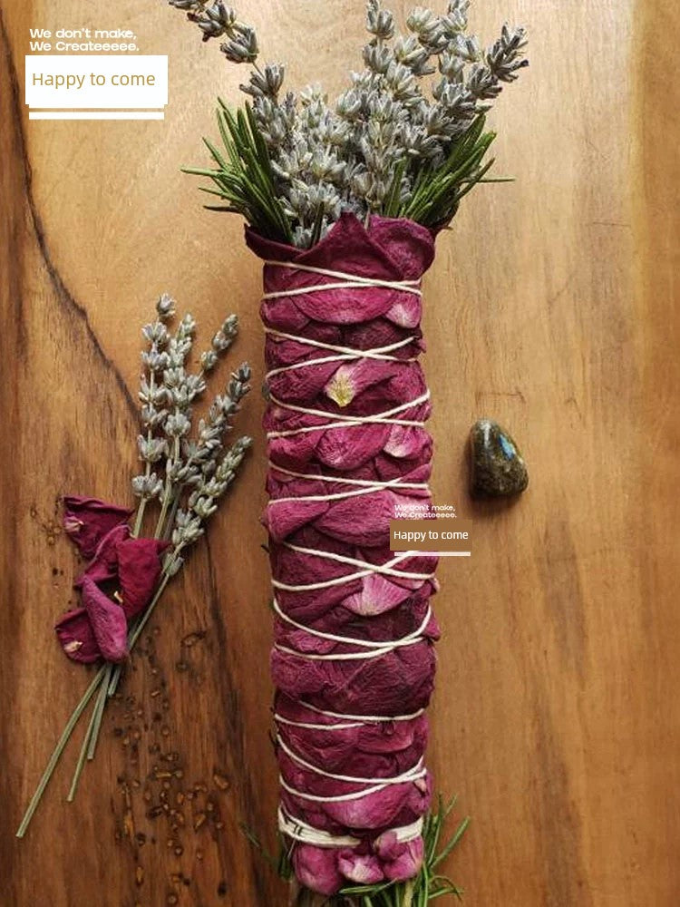 Rose, Lavender, and Rosemary Aromatherapy Incense