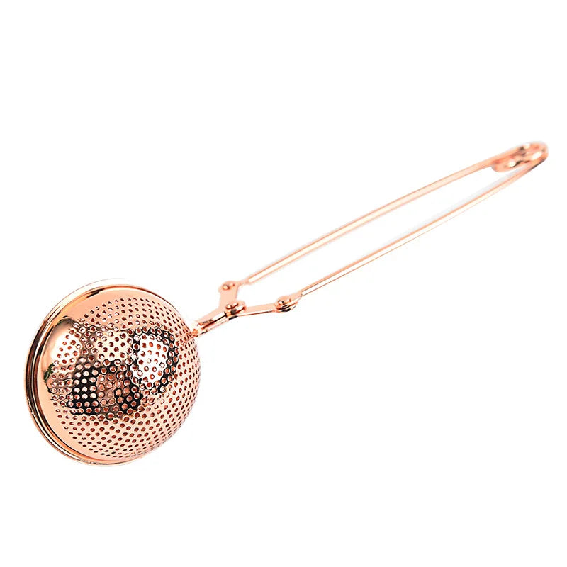 Tea Infuser Stainless Steel Sphere Mesh Tea Strainer Coffee Herb Spice Filter Diffuser Handle Tea Ball Match Tea Bags